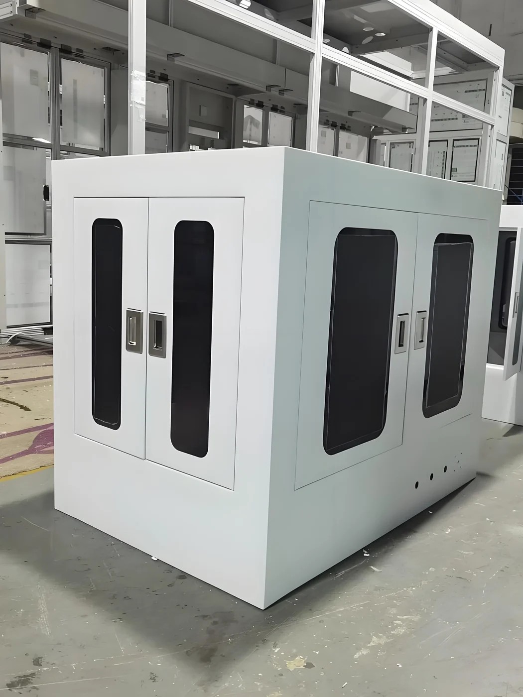 Finished custom equipment enclosure